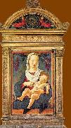 Cosimo Tura The Madonna of the Zodiac oil